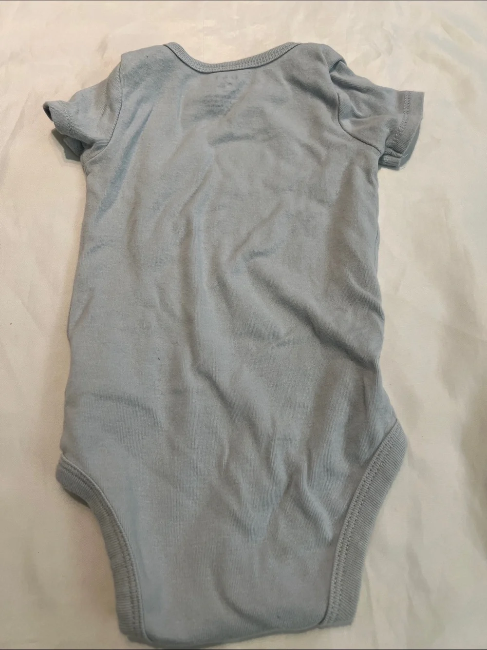 “Bundle 10/$13” Carter's 9m Light Blue Panda Short Sleeve baby Bodysuit - Picture 6 of 6